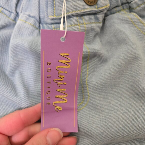 Mini Me Boutique Girls Size 4/5 Outfit, Jeans and Zip Up - Picture 4 of 11